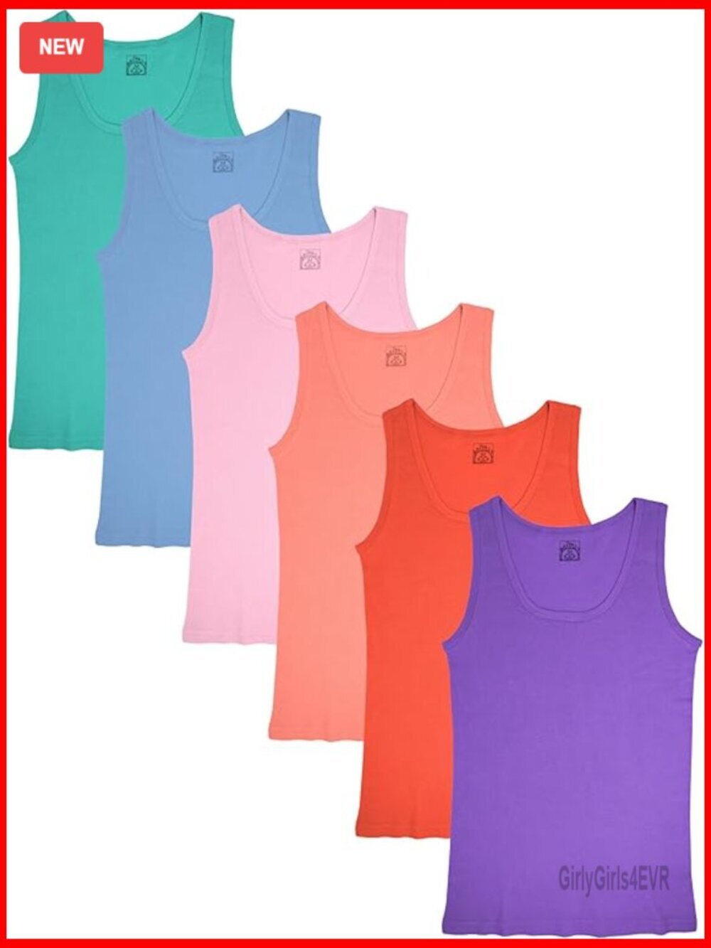 Soft Ribbed Cotton Tank Tops, Stretchy Fit for Yoga & Layering